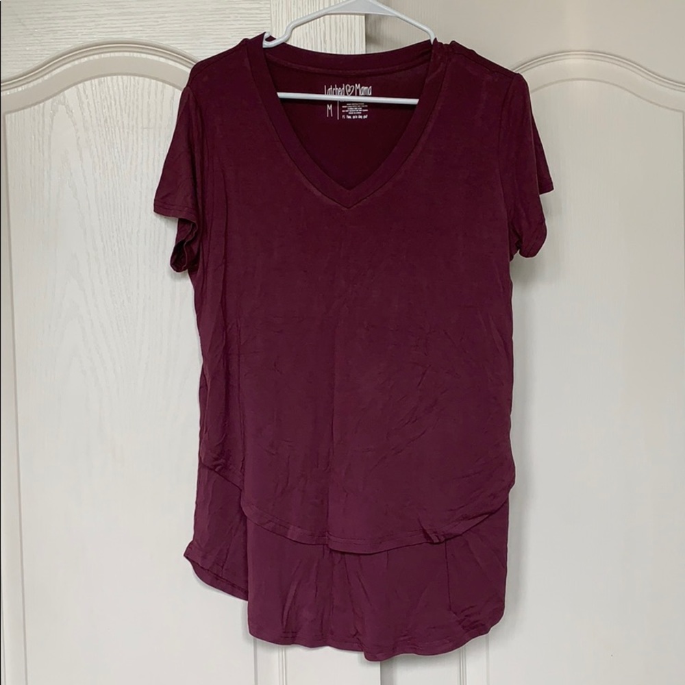 Latched Mama v-neck nursing t-shirt
